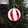 Adornos Colgantes de Espuma Rojos y Blancos para Árbol de Navidad, Bastón de Caramelo, Piruleta, Decoraciones para Ventana, Adornos Colgantes