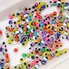 Contas de olho de resina coloridas, contas listradas de olho grego, contas soltas para pulseiras e acessórios de miçangas feitos à mão DIY
