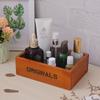 Caja de Almacenamiento de Maceta Pequeña para Plantas Suculentas de Madera Maciza al por Mayor Caja de Madera Rectangular para Llaves, Uñas, Esmalte, Lápiz Labial