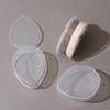 Caja de almacenamiento de borlas de polvo con forma de gota Mao Geping, transpirable, perforada, multicapa, vacía, con cojín de aire para algodón de azúcar