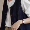 Chaleco de Mezclilla Retro Japonés Nuevo Estilo Coreano 2026 Chaleco Primavera y Otoño Diseño de Moda Petite Chaleco