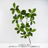 Hojas de gardenia artificiales, plantas verdes de madera de caballo, ramas de plantas verdes artificiales, ramas de árbol, productos terminados para decoración de bodas y arreglos florales