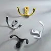 Gancho Colgante Pequeño de Aleación de Zinc Gancho Gancho de Metal para Abrigos Gancho para Abrigos de Baño Detrás de la Puerta Gancho de Cuerno de Carnero Gancho para Abrigos y Sombreros Gancho para Ropa de Armario