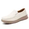 Zapatos Deportivos Casuales de Suela Gruesa Nuevos de Primavera y Otoño para Mujer, Zapatos Cómodos de Suela Blanda para Mujer, Zapatos Casuales, Mocasines sin Cordones