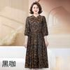 Vestido de primavera 2025 novo flor cetim roxo mãe retro tamanho plus size cadarço na cintura para cobrir a carne saia justa até o joelho