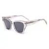 Gafas de Sol Retro Tendencia Europeas y Americanas, Gafas Anti-UV de Alta Gama para Mujer, Gafas de Sol de Acetato Personalizadas de Moda Transfronterizas