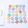 Grampo de cabelo fofo coreano cor de doce com óleo escorrendo estrela de cinco pontas para menina BB clip doce versátil acessórios de cabelo para franja de menina