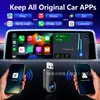 Caja Módulo 2 en 1 de Cableado a Inalámbrico Carplay Apple Carplay Android Auto Caja de Conectividad para Coche