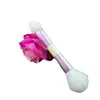 Brocha de Maquillaje Multifuncional de Doble Extremo de Fábrica, Brocha para Base de Maquillaje, Brocha para Polvos, Brocha para Polvos Sueltos, Brocha para Polvo de Miel, Una de Algodón y Una de Pelo