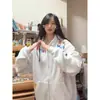 Sudadera con Capucha de Diseño de Nicho para Mujer 2025 Otoño e Invierno Nueva Holgada de Terciopelo Engrosada Chaqueta Cardigan con Cremallera para Pareja