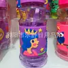 Suministro Directo de Fábrica de Exquisita Taza de Agua Infantil con Dibujos Animados, Cordón para Colgar en el Cuello, Tetera Portátil, Taza Linda con Pajita de Goma Suave