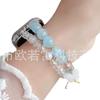 Para Apple Watch Apple Watch Mariposa de Jade Doble Fila con Perlas Moda Bucle Único Correa de Reloj para Mujer