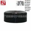 Perilla Sólida de Aluminio a Cuadros de Alto Grado 25*10MM Tapa de Perilla Metálica Perilla Codificadora de Potenciómetro Agujero de 6.0