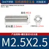 Tornillos prisioneros de acero inoxidable 304 sin cabeza con extremo cónico, tornillos prisioneros de cabeza cilíndrica, M1.6M2M3M4M12