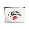 Estuche de lona para lápices, popular en Amazon y eBay, lienzo impreso personalizado por sublimación, regalo de cumpleaños para mujeres.