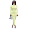 Vestido Transfronteiriço Europeu e Americano 2025 Novo Estilo Manga Curta Sexy Ajustado ao Corpo Amazon Aliexpress K9598 Item Quente