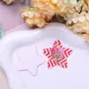 Rojo Dulce Rejillas Ramo Estrella de Cinco Puntas Acrílico Impresión DIY Collar Pin Lateral Pasador Accesorios para Pasador