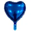 Globos de Aluminio de un Solo Color en Forma de Corazón de 18 Pulgadas para Fiesta, Cumpleaños, Decoración de Habitación de Boda, Artículos de Puesto Callejero en Forma de Corazón Color Oro Rosa