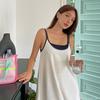 Estilo Coreano Simple Moda Lujo Ligero Gama Alta Falda de Tirantes Conjoined Ajustada Ajustada Playa Buceo Aguas Termales Vacaciones Dama