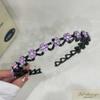 Faixa de cabeça estilo super imortal coreano strass faixa de cabelo quebrada lavar rosto acessórios para cabelo feminino cartão de tecelagem de cabelo de verão artefato de cabelo