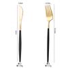 Juego de Cubiertos Occidentales Estilo Escandinavo Ins Acero Inoxidable Hogar Alto Valor Cuchillo para Bistec, Tenedor, Cuchara y Palillos Juego de Tres Piezas