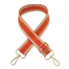 Nova cor dourada e prateada alça de ombro de seda alça longa transversal de ombro feminina acessórios de bagagem alça decorativa alça de bolsa de comércio exterior