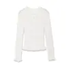 Cárdigan de Punto de Panal Fruncido de Manga Larga con Cuello Redondo para Mujer, Novedad Primavera 2026 Transfronterizo AliExpress 4938100