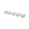 Conector sem Solda para Fita de LED COB 12v24v Conector Rápido para Fita de LED COB Fivela de Canto de Cristal em L