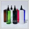 Botella de hombro plano con tapa puntiaguda de 250 ml, botella dispensadora de loción, botella de aceite esencial, botella para líquidos con boca puntiaguda de 250 ml, botella con tapa puntiaguda, botella con boca puntiaguda