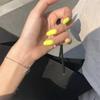 Manicure nail patch produto acabado destacável desgaste manicure longo ballet scrub falso unha patch fosco produto acabado