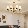 Lustre para Sala de Estar Estilo Antigo Design Vintage Francês recomendar Estilo Nanyang Sala de Jantar Quarto Tecido de Luxo Criativo Lustre