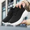 Zapatos tipo calcetín elástico de punto volador transfronterizos, zapatos de moda con suelas suaves, suelas gruesas, que aumentan la altura, malla transpirable, resistentes al olor, zapatos deportivos casuales para parejas