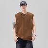 Chaleco de Camiseta de Nuevo Estilo Verano 2026 para Hombre Transpirable sin Mangas Holgado Deporte Fitness Chaleco Bordado Sudadera
