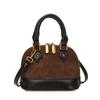 Bolso de Mano de Moda 2025 Transfronterizo Diseño de Nicho Doble Color Bolsa Concha Bolso Retro Versátil de Hombro Cruzado