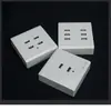 Tomada de carregamento USB de dois furos e quatro furos para painel Tipo 86, aberta e oculta, baixa tensão 220V de 36V a 5V