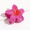 Accesorios para el Cabello Perlados de Venta Caliente Transfronteriza, Set de Pinzas para el Cabello de Plumeria, Pinza de Tiburón de Flor de Color Gelatina, Pasador