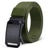 Cinturón Duradero con Hebilla de Pasador Multitaladro para Hombre, Cinturón Resistente de Lona para Hombre, Longitud Extendida, Versátil para Estudiantes, Entrenamiento Militar, Jeans