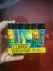 Isqueiro Flint Clipper Cor Degradê Tamanho Pequeno com Chama Aberta, Recarregável, Portátil, Ecológico