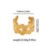Pulsera Abierta de Estrella de Mar Transfronteriza Europea y Americana Nicho de Gama Alta Pulsera de Acero de Titanio Pulsera de Estrella de Mar de Mariposa Pulsera de Acero Inoxidable