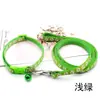 Huella Perro y Gato Correa Mascota Pequeña Correa Collar Set Cuerda para Pasear Perro Teddy Gatito Correa