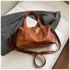 Bolsa Plissada para Mulheres, Nova Bolsa de Ombro/Axila Casual Outono/Inverno 2025, Bolsa Tote para o Dia a Dia, Estilo Coreano, Pode ser Usada na Transversal
