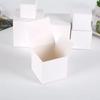 Em estoque Caixa de Papelão Branco Quadrada Caixa Pequena Branca Preto Cartão Papel Kraft Caixa de Papel Pequena Caixa de Embalagem Caixa de Cor Universal Caixa de Papelão