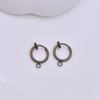 Pendientes invisibles sin perforaciones hechos a mano, sin dolor, accesorios, venta al por mayor, tendencia de moda, bricolaje, joyería para las orejas, colgante colgante
