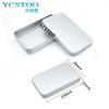 Caixa Quadrada de Folha de Flandres Pen Drive Pinça de Metal Caixa de Armazenamento para Embalagem Placa Gua Sha Cortador de Unhas Caixa de Embalagem com Tampa