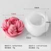 Jiahuimei Vela Perfumada de Flor de Silicone Molde DIY Flor de Peônia Sabonete Artesanal Pedra Difusora Molde de Aromaterapia