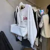 Sudadera redonda de estilo coreano para mujer, de primavera, engrosada, nuevo diseño 2026, versátil, holgada, chaqueta superior casual