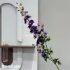 Flores de Delfinio Artificiales en Tonos Violetas de Alta Gama para Decoraciones de Bodas en Hoteles y Fotografía