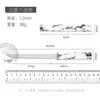 Cuchillo de Fruta de Doble Filo Dragón y Fénix, Cuchillo Portátil para Exteriores, Pelador Multifuncional para el Hogar, Cuchillo de Pato Mandarín Doble Dragón
