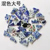 Azulejos de Porcelana em Atacado, Mosaico Cerâmico de Porcelana Azul e Branco Irregular, Venda Direta, Azulejos Cerâmicos Artesanais, Partículas Pequenas, Fragmentos, Outros