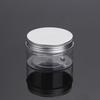 Suministro Listo 100g con Tapa de Aluminio Metálico Mascarilla Facial Mascarilla para Ojos Crema Botella de Plástico de Boca Ancha Embalaje de Botella Cosmética